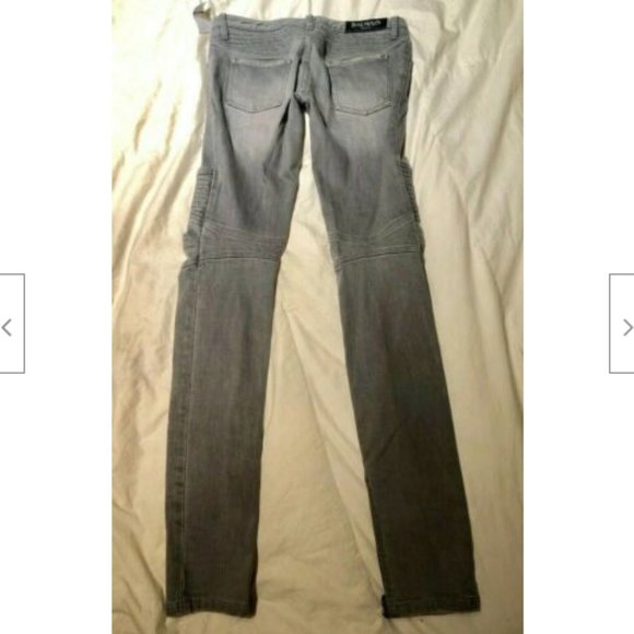Balmain Grey Women's Jeans Size 40 $1295 - Picture 2 of 7
